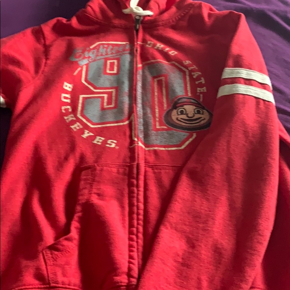Ohio state zip up hoodie